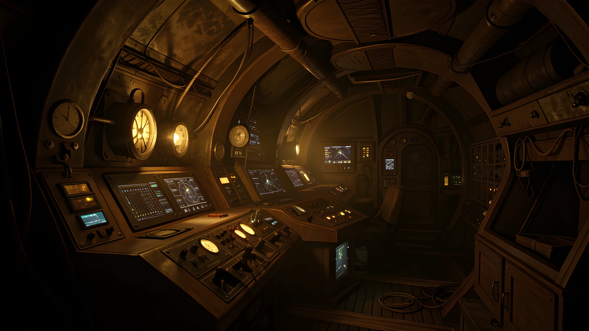 Vintage Airship Cabin