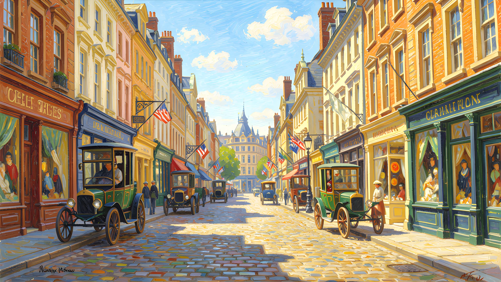 Impressionist Paris Street