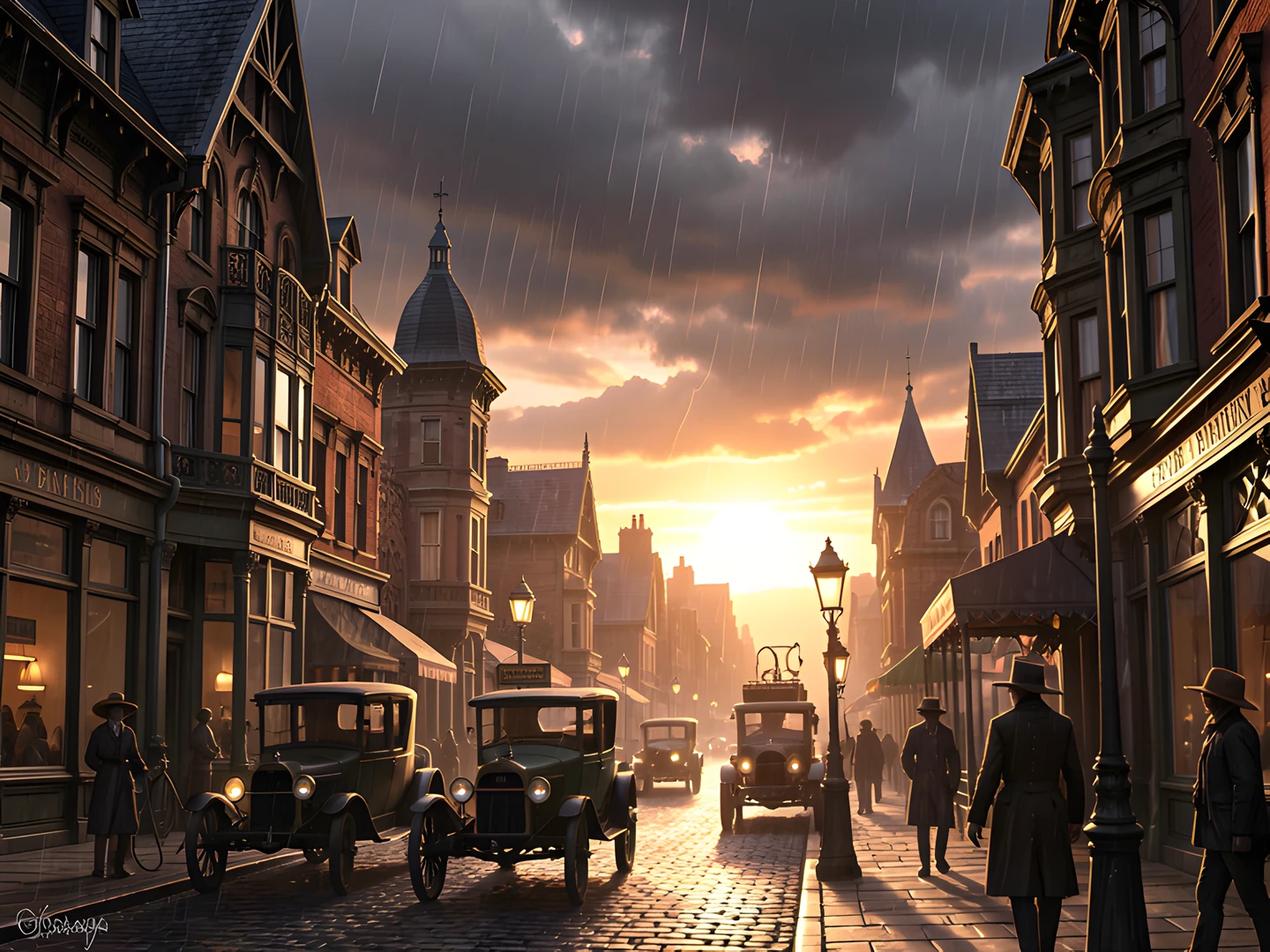 Steampunk Cityscape