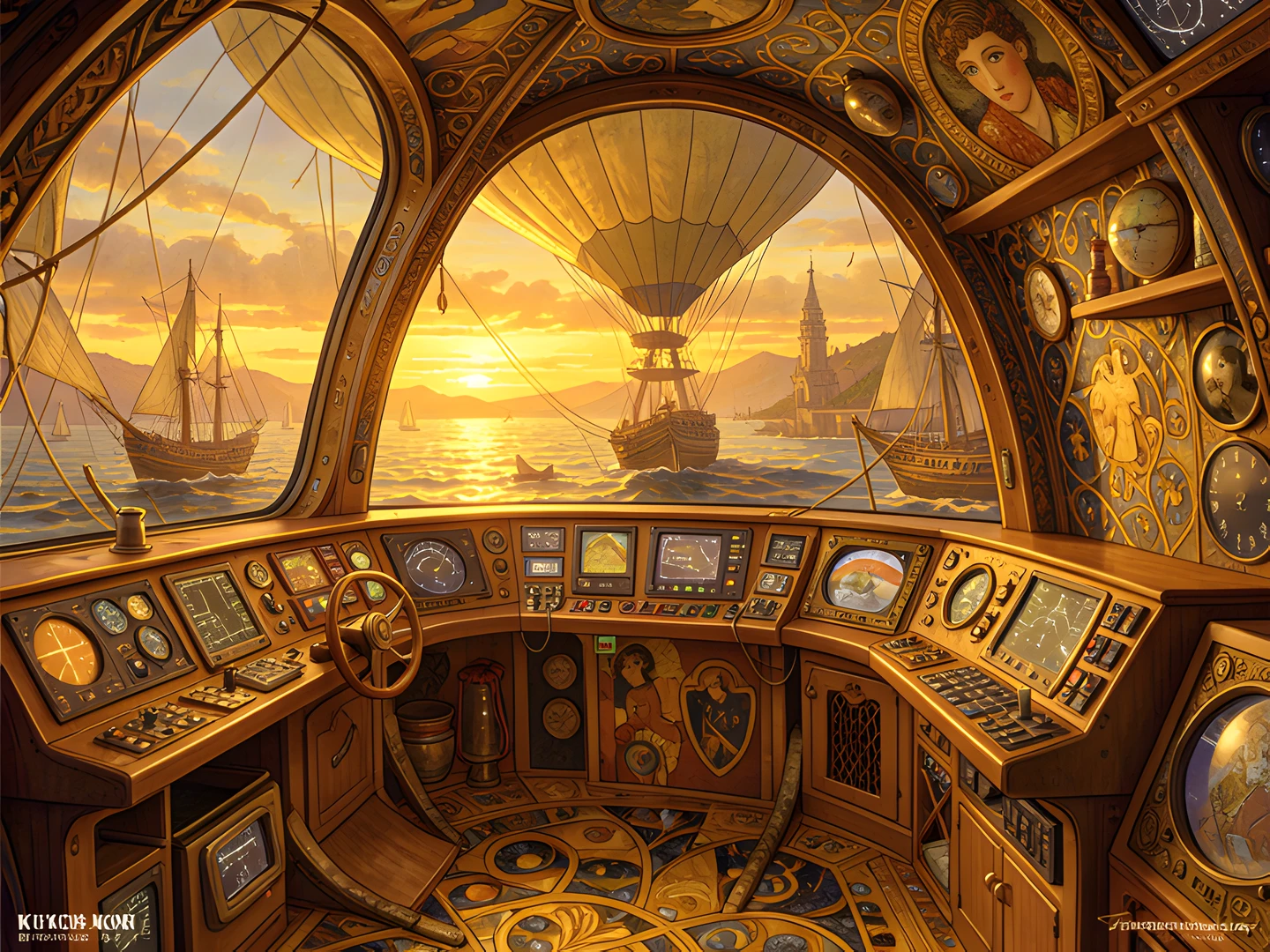 Golden Airship