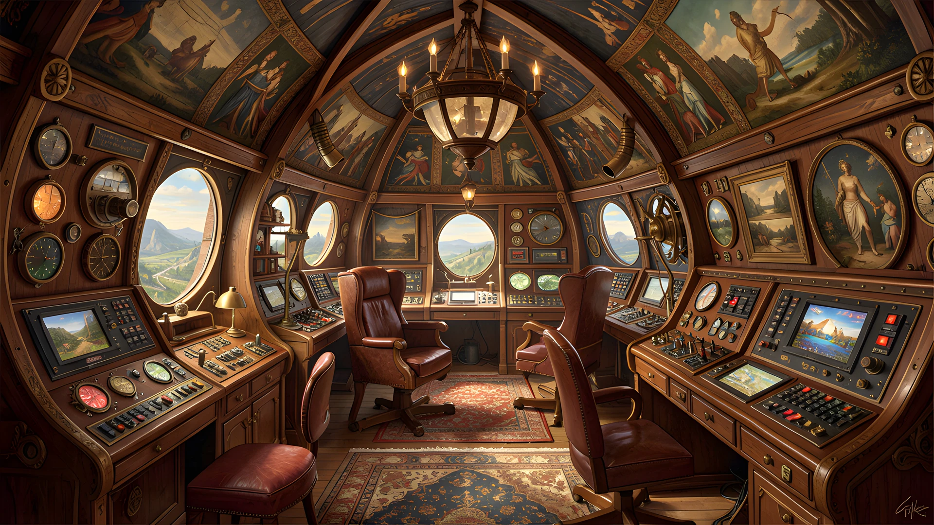 Vintage Flight Deck