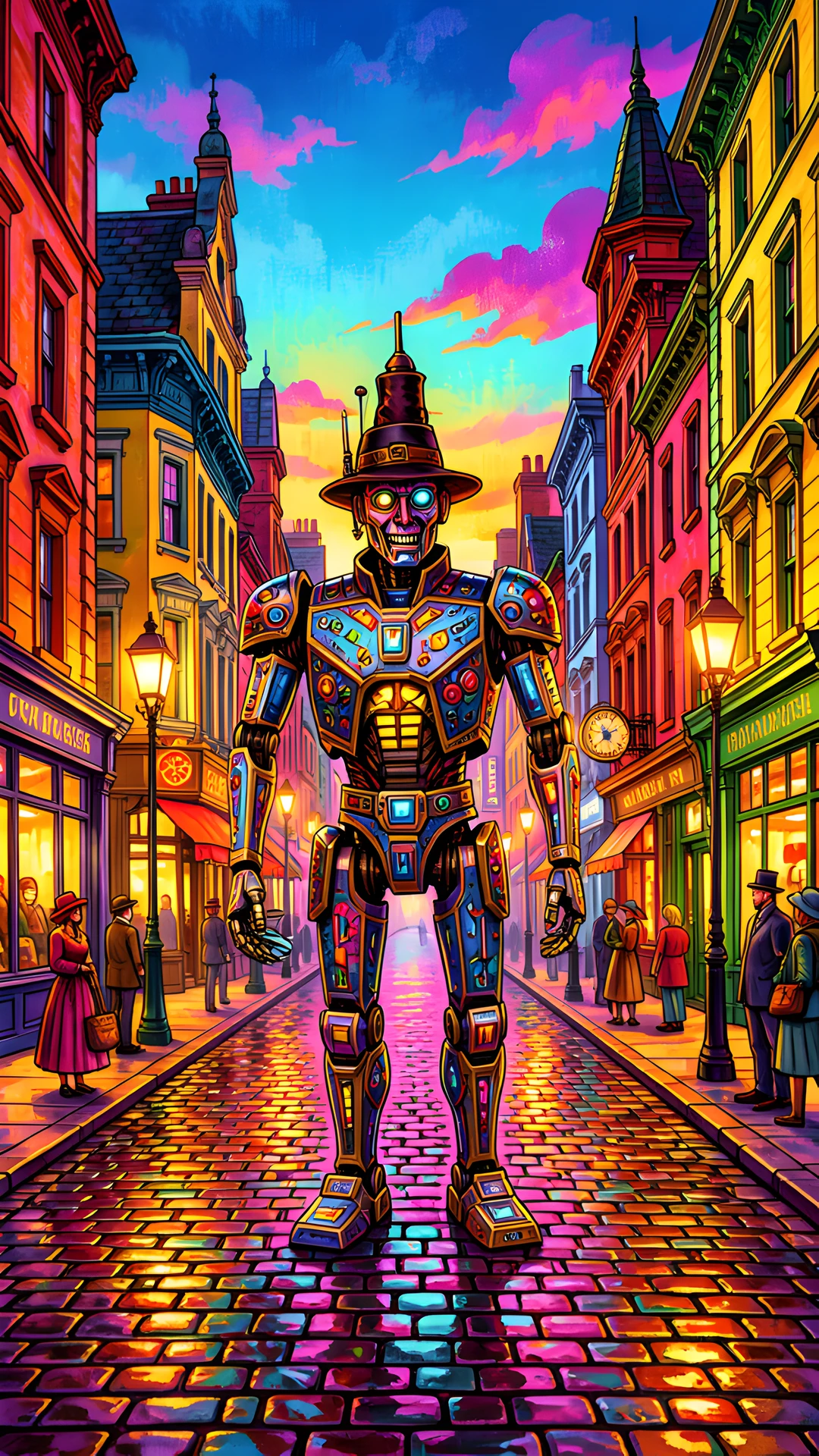 Steampunk Cityscape