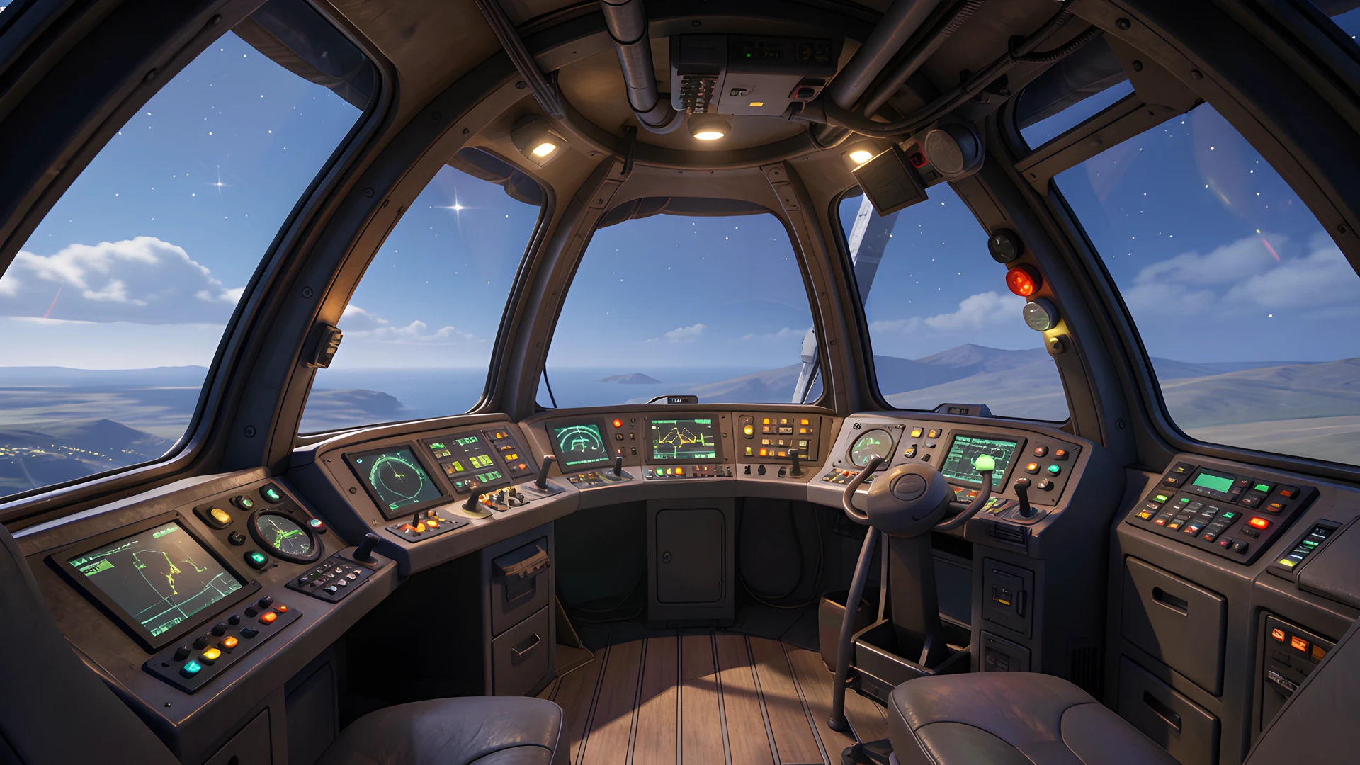 Glowing Instrument Panel