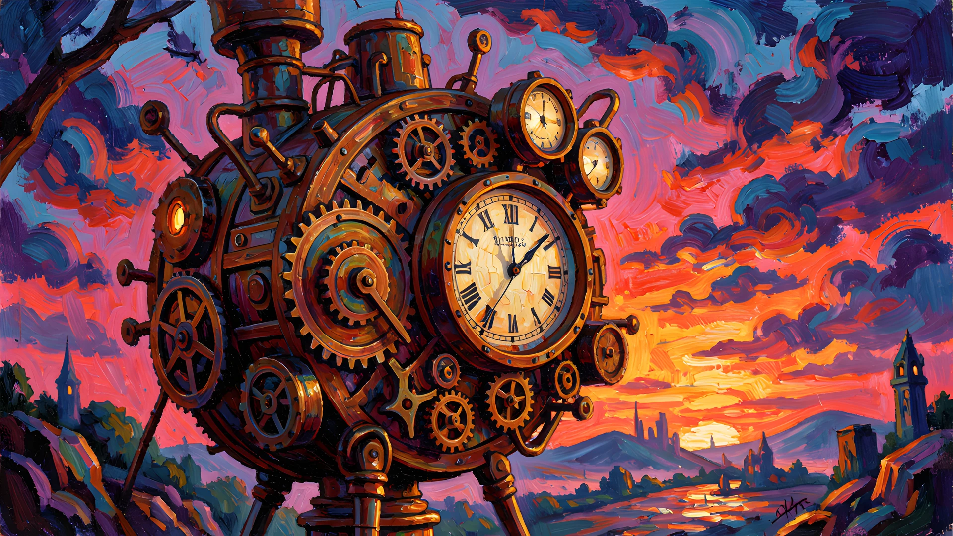 Clockwork Sunset