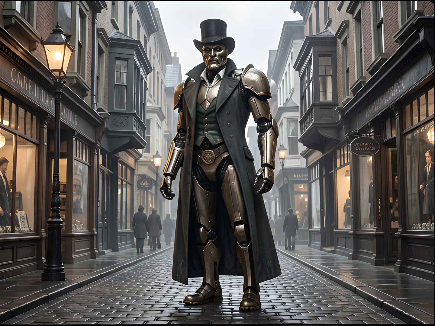 Steampunk Alleyway