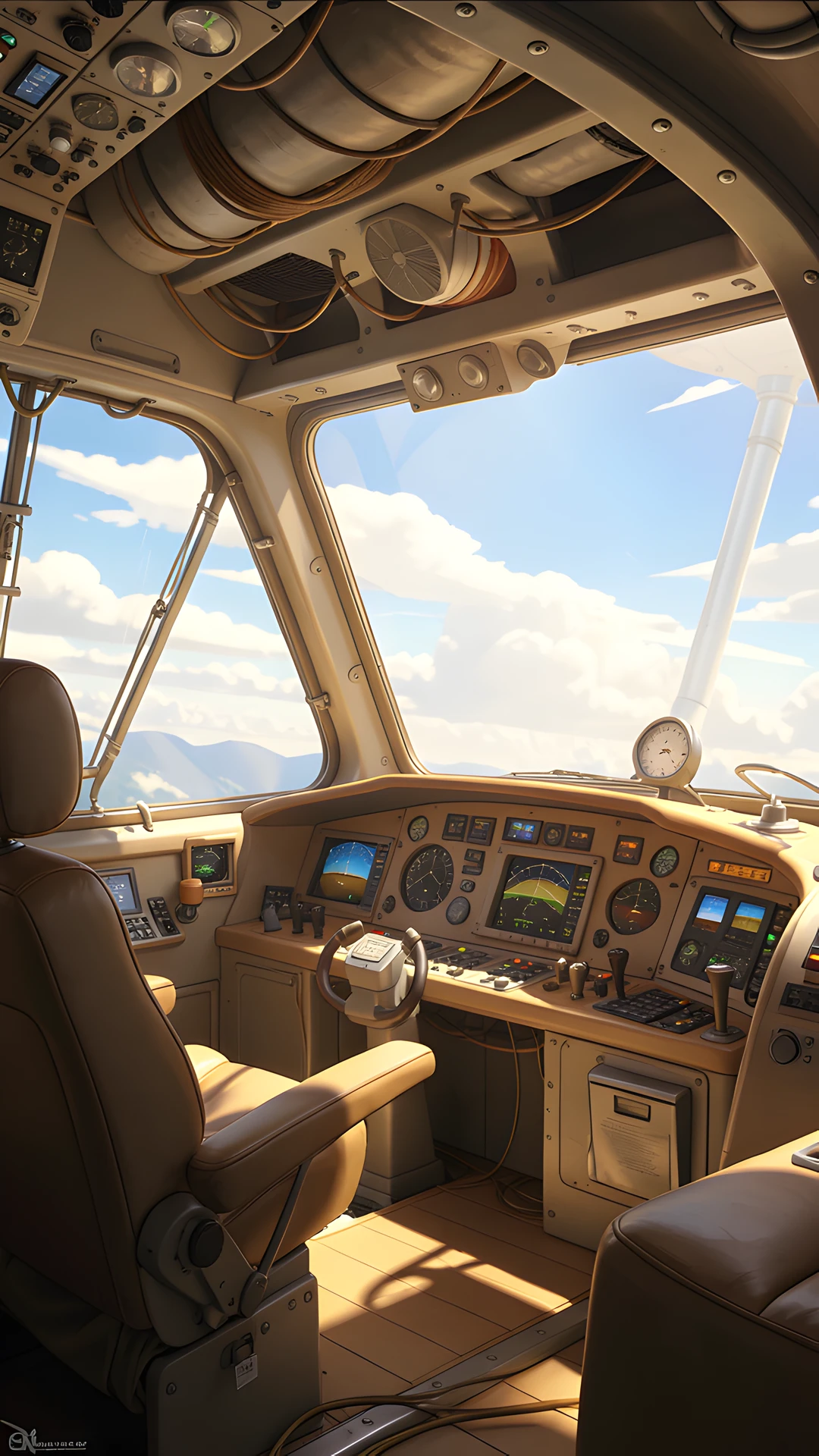 Vintage Flight Deck