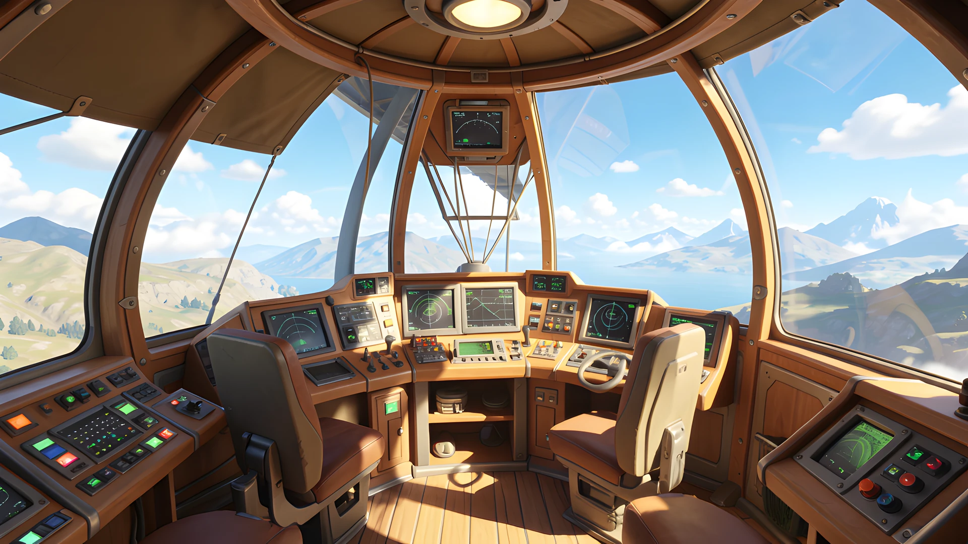 Vintage Airship Cabin