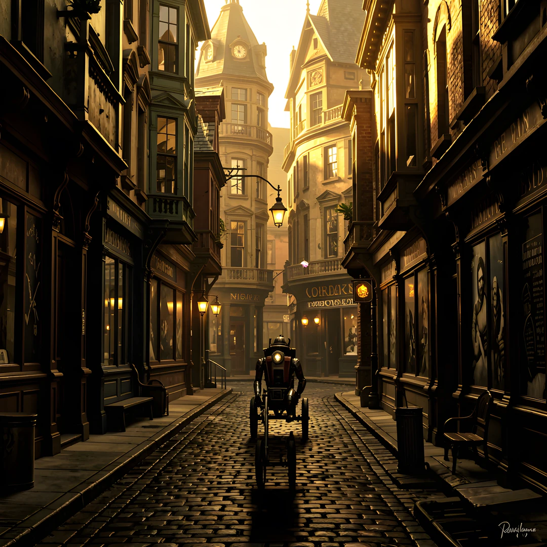 Steampunk Cityscape