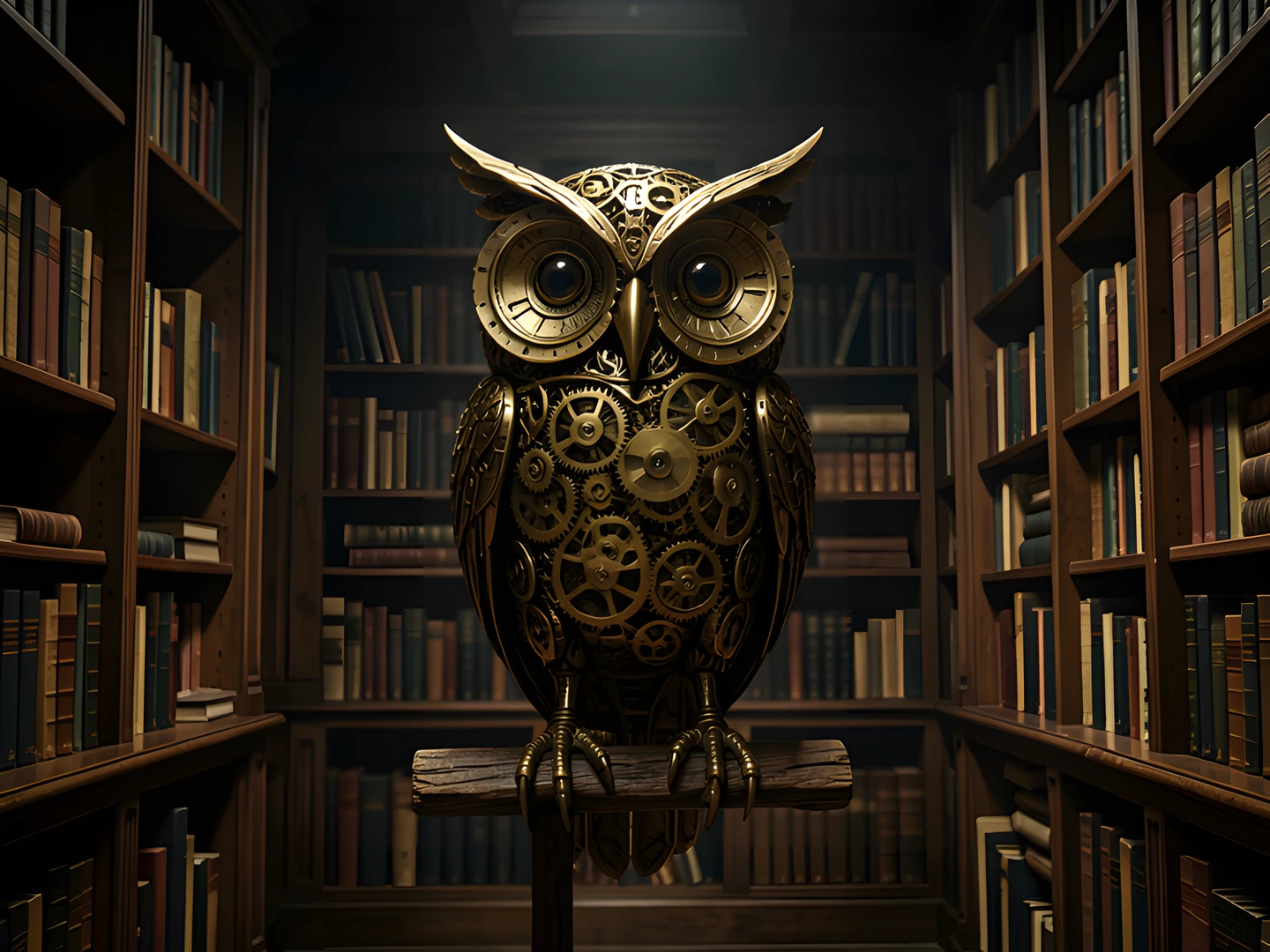 Old Bookroom Shadows