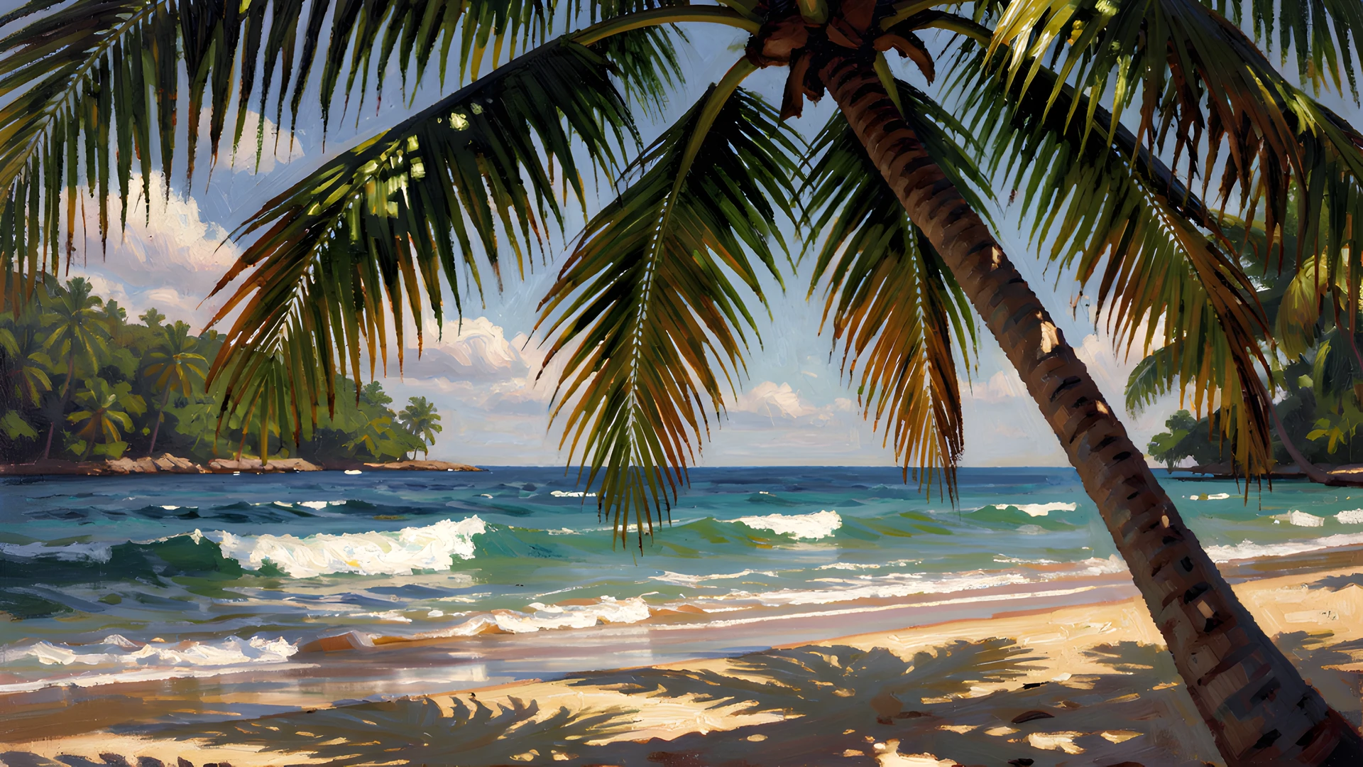 Tropical Palm Grove