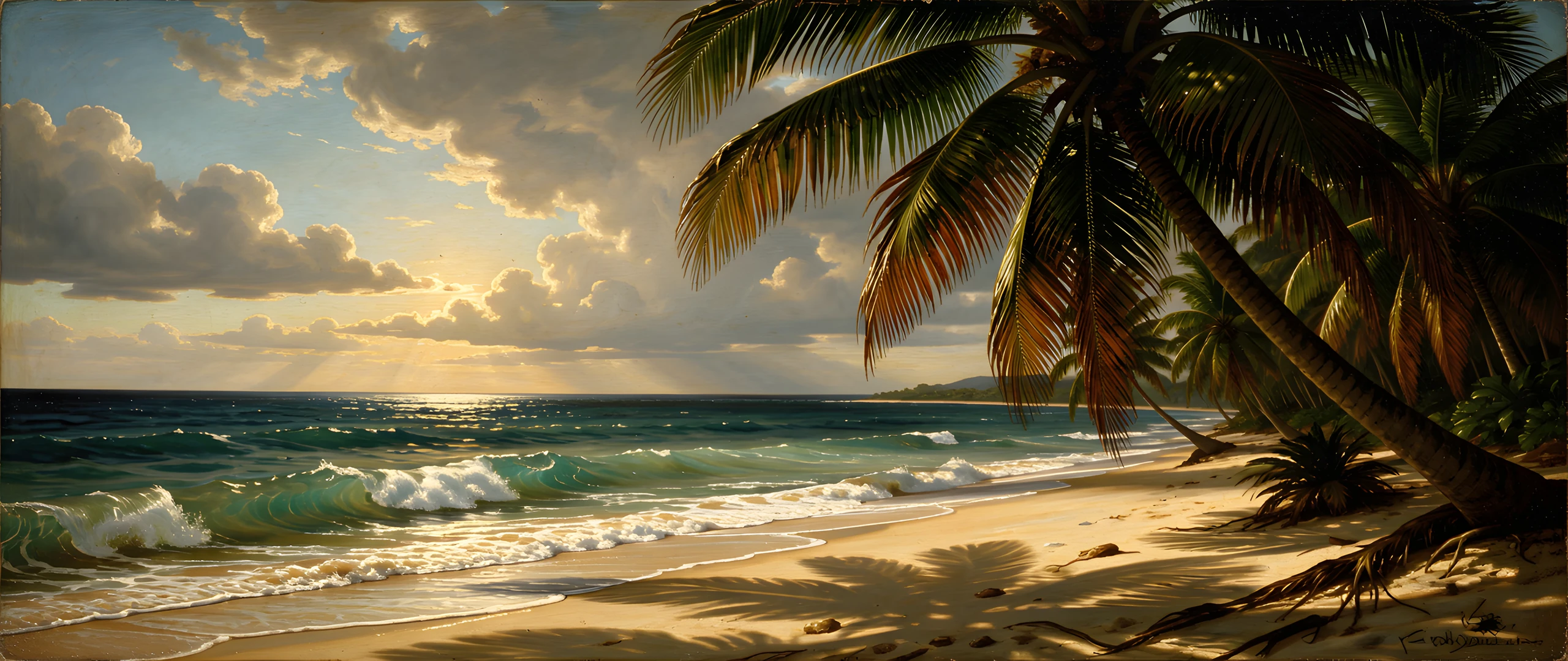 Tropical Palm Oasis