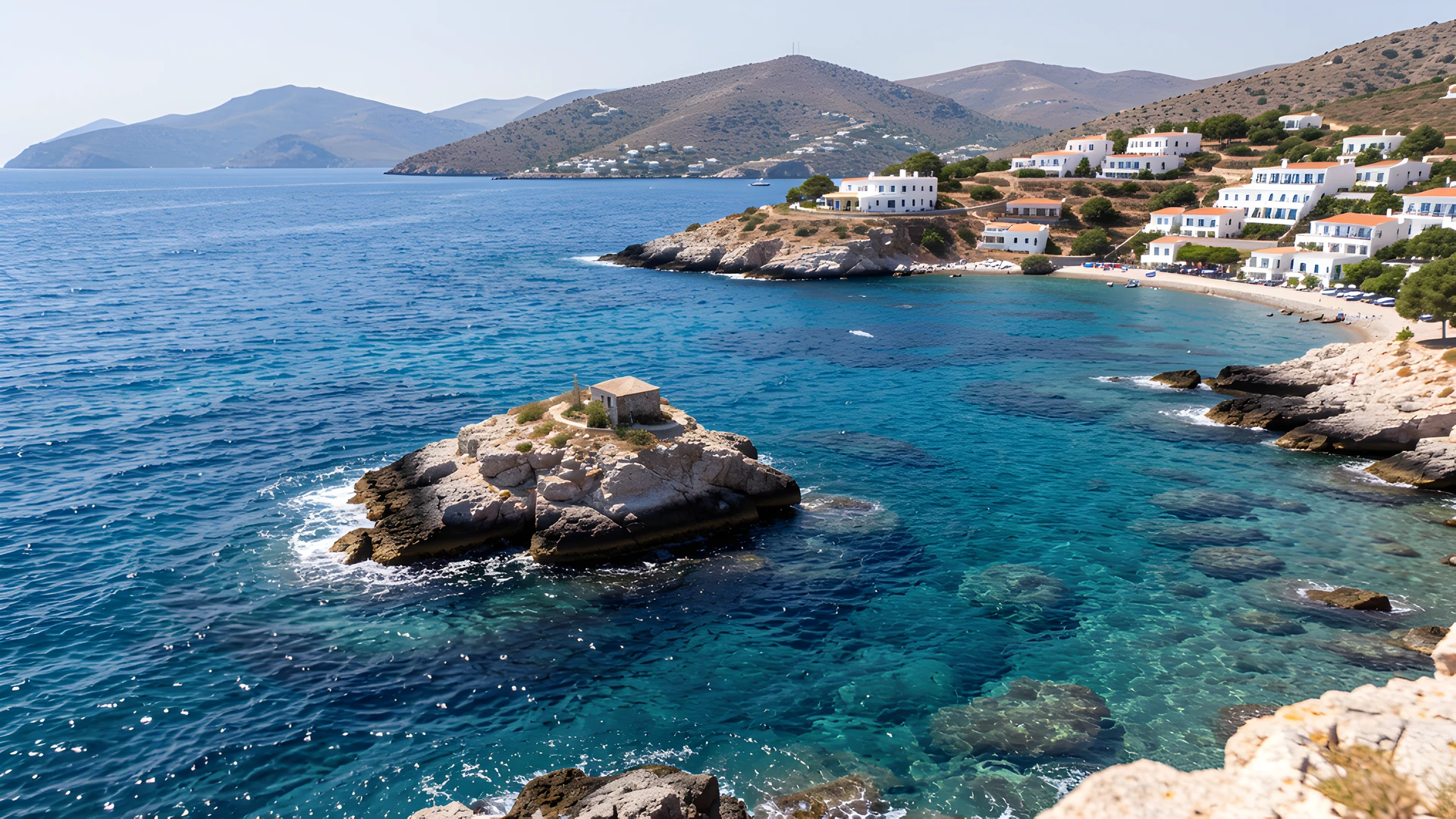 Turquoise Water Scene
