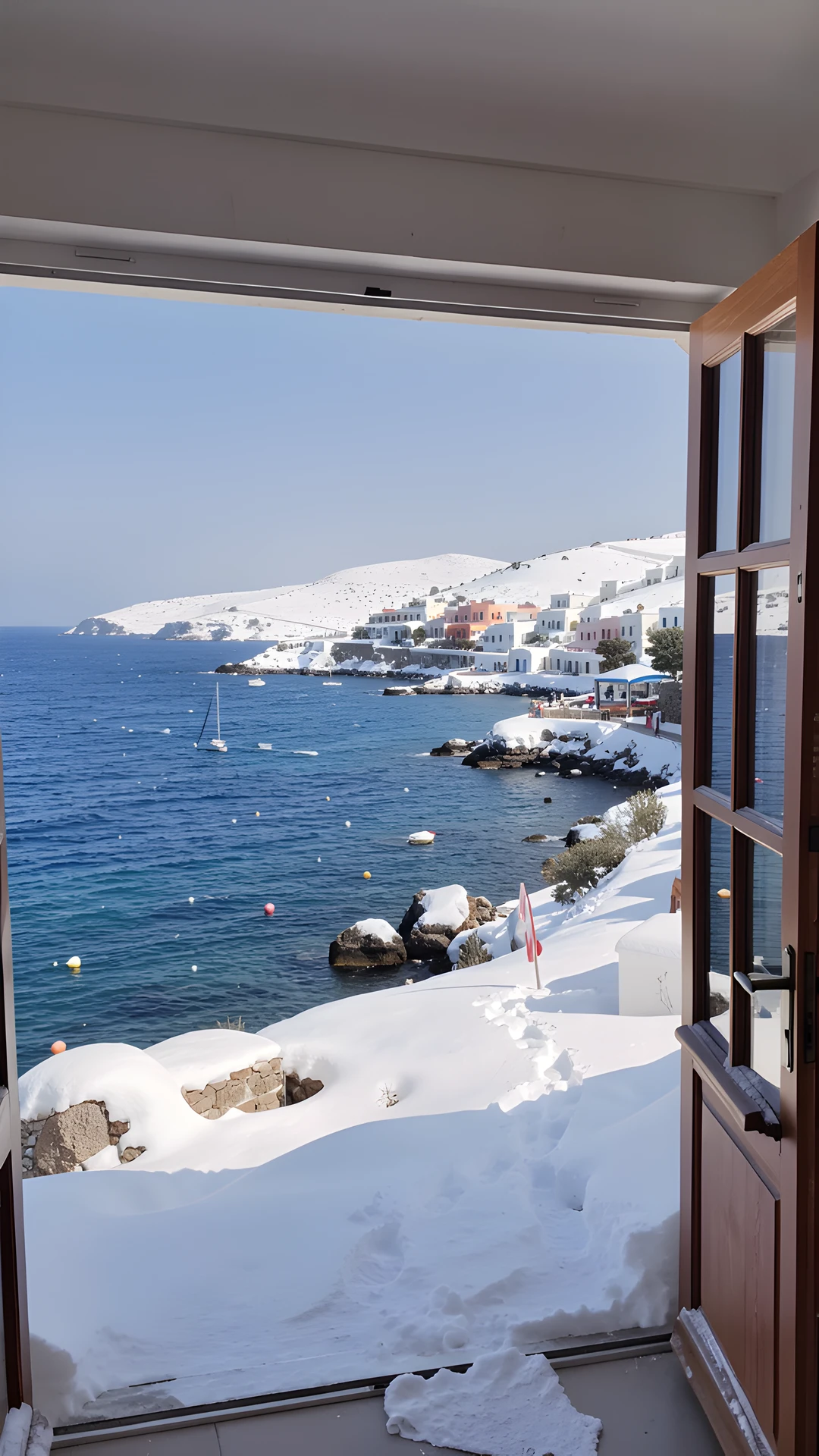 Greek Island Scene