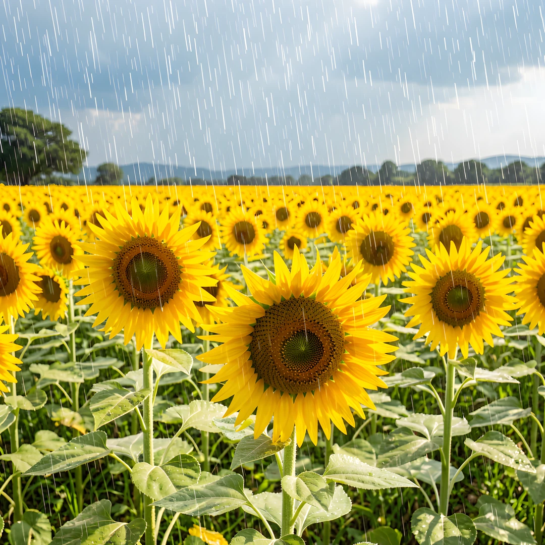 Summer Sunflower Field