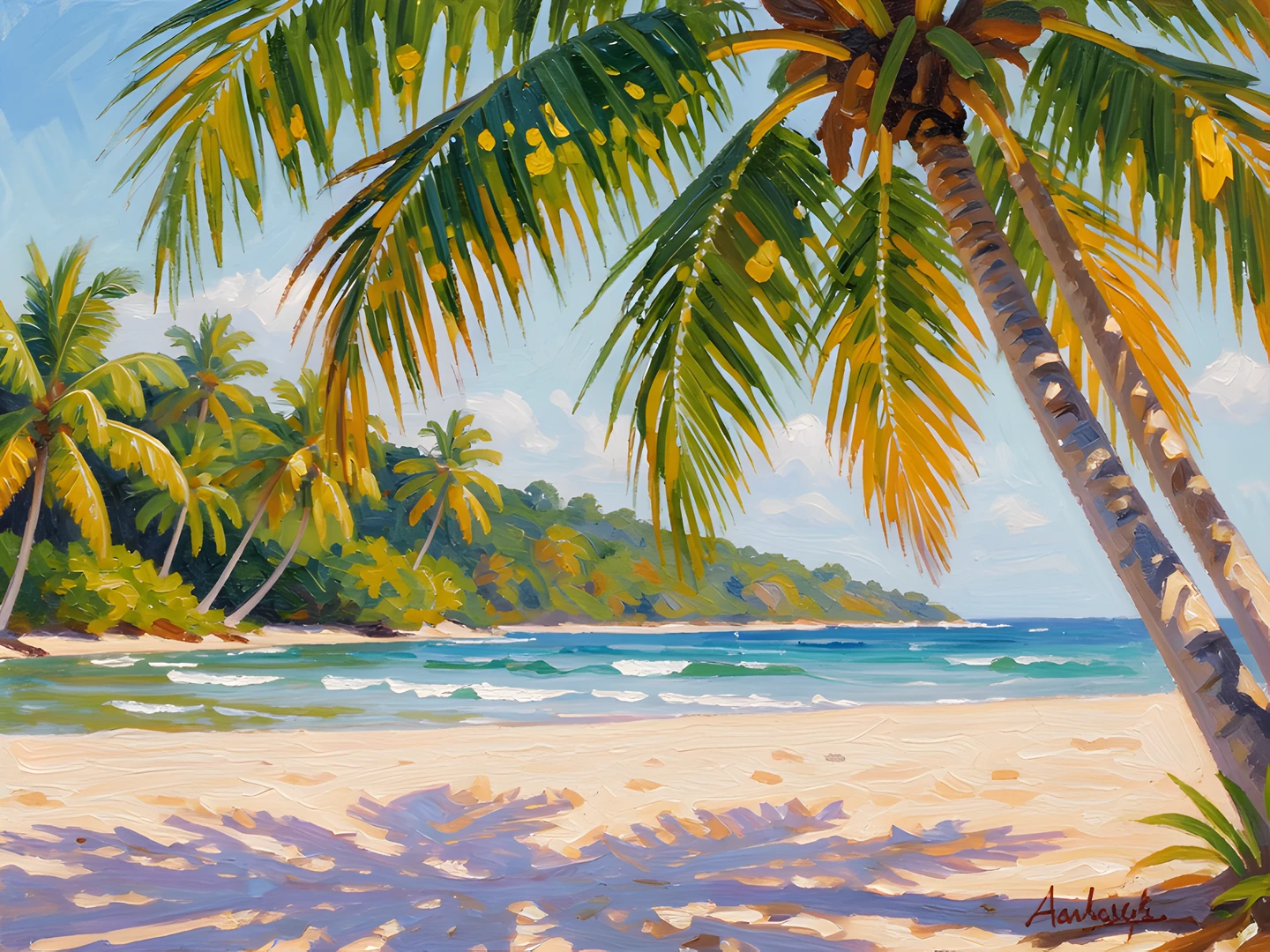 Tropical Palm Oasis
