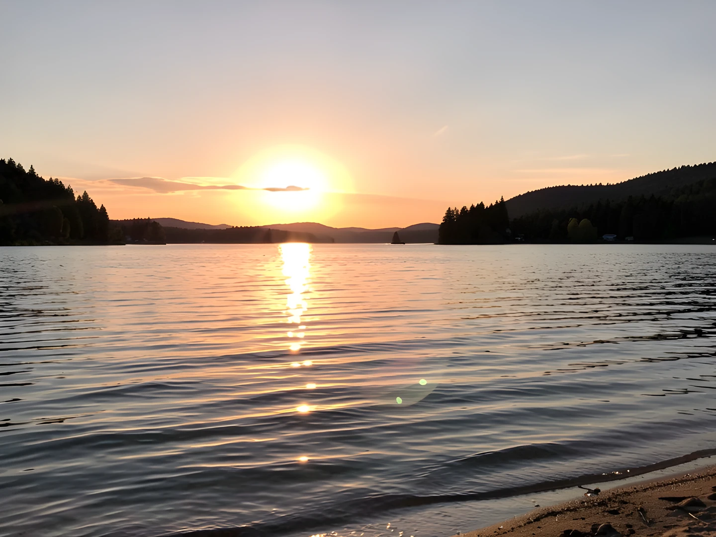 Summer Lake Glow