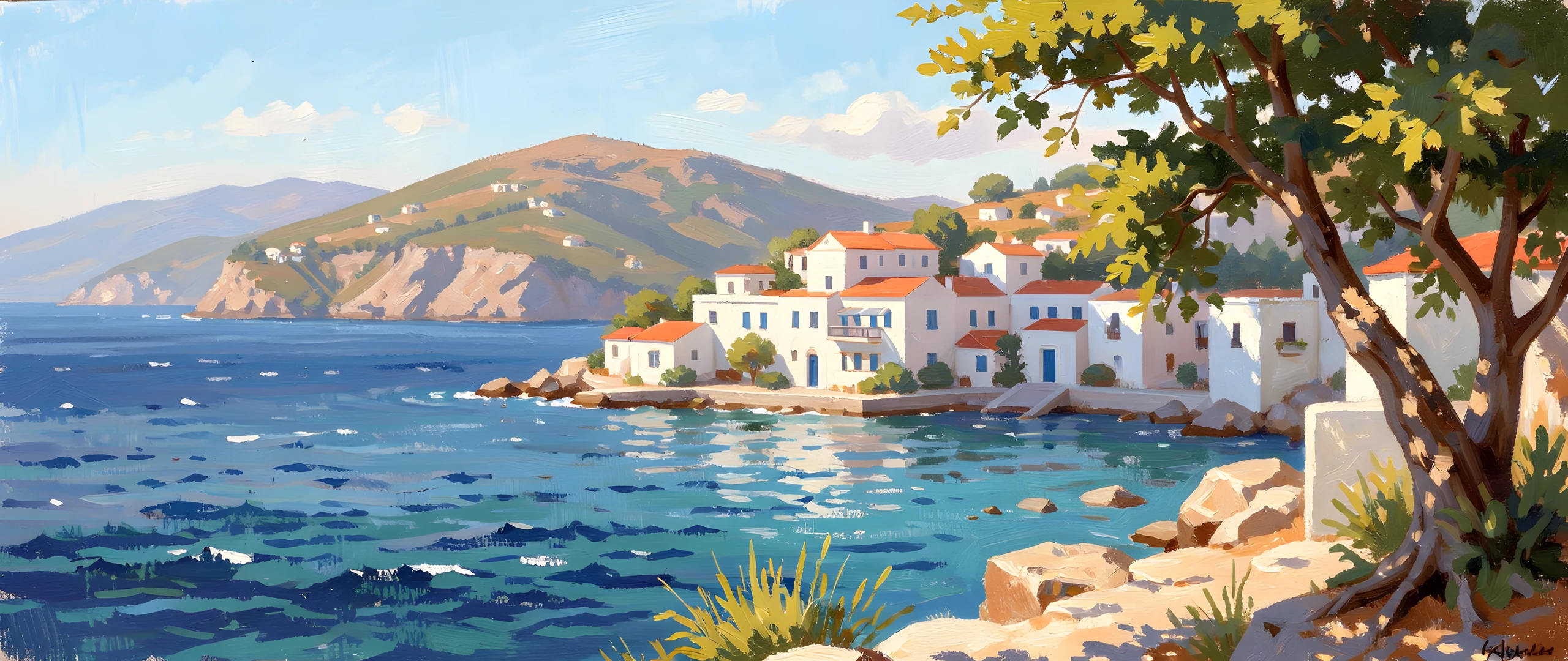 Greek Island Light