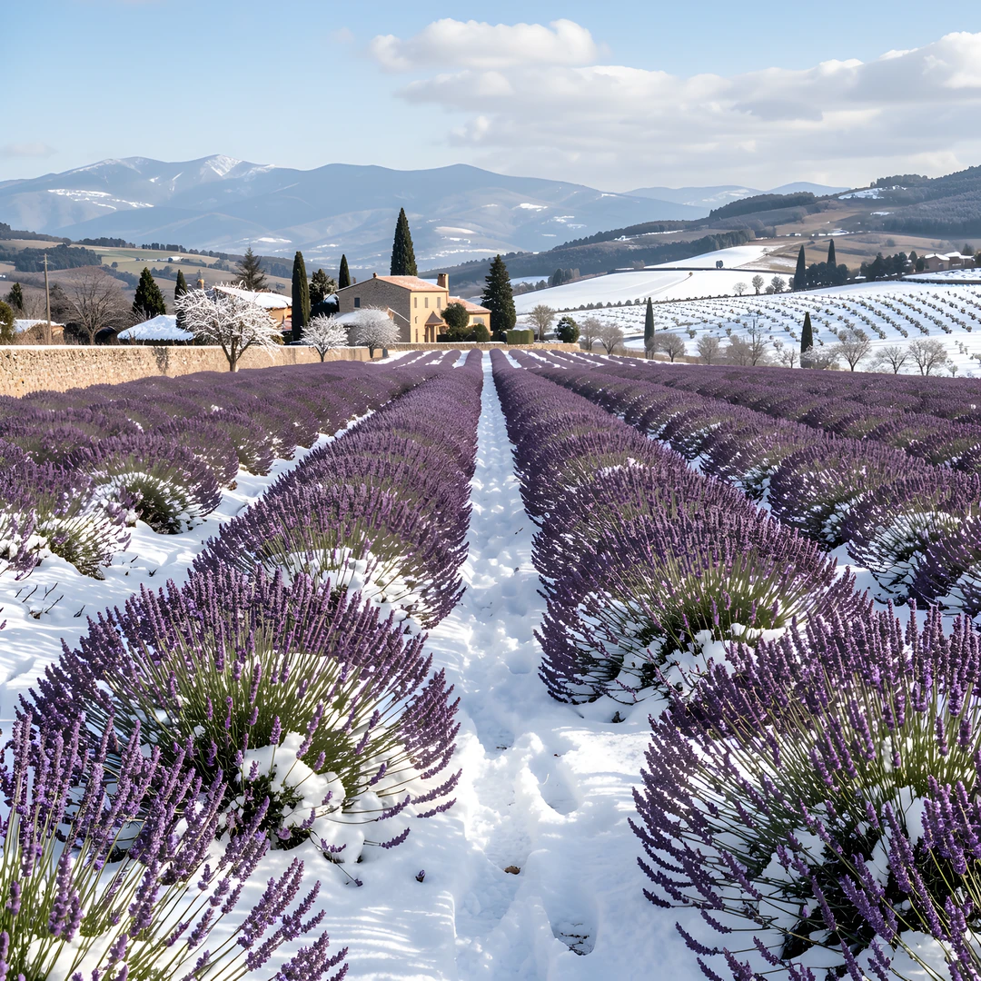 Lavender Hillside