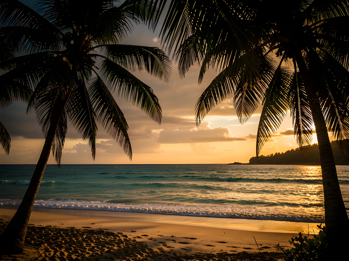 Tropical Sunset Glow