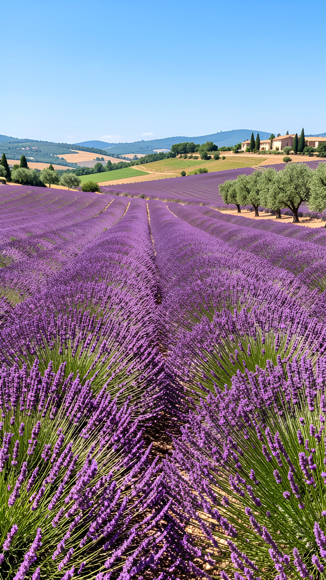 Purple Provence Fields