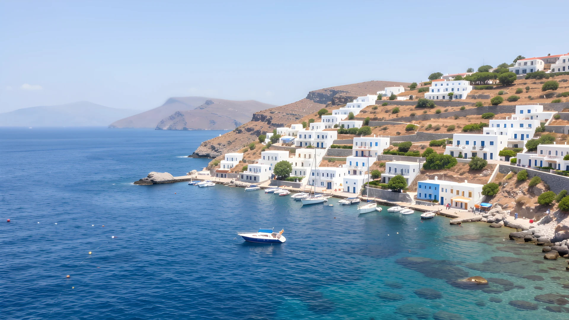 Soft Greek Sunset