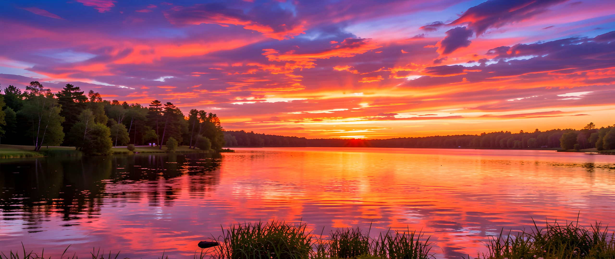 Tropical Sunset Scene