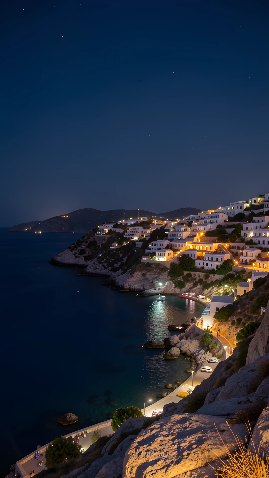 Greek Island Night