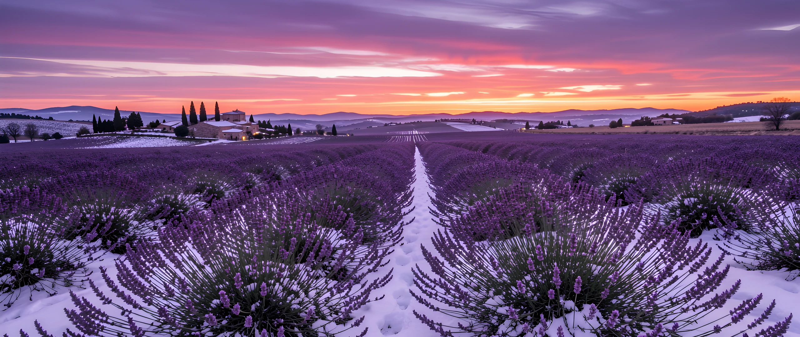 Lavender Provence Fields