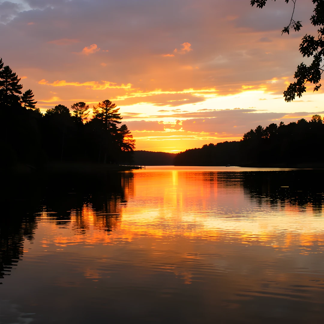 Golden Lake Twilight