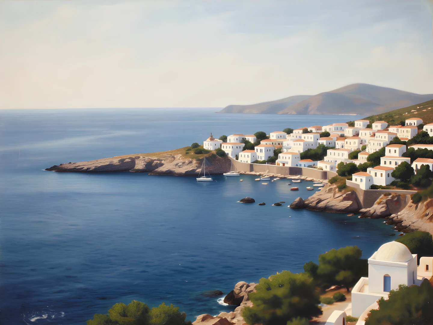 Soft Blue Horizon