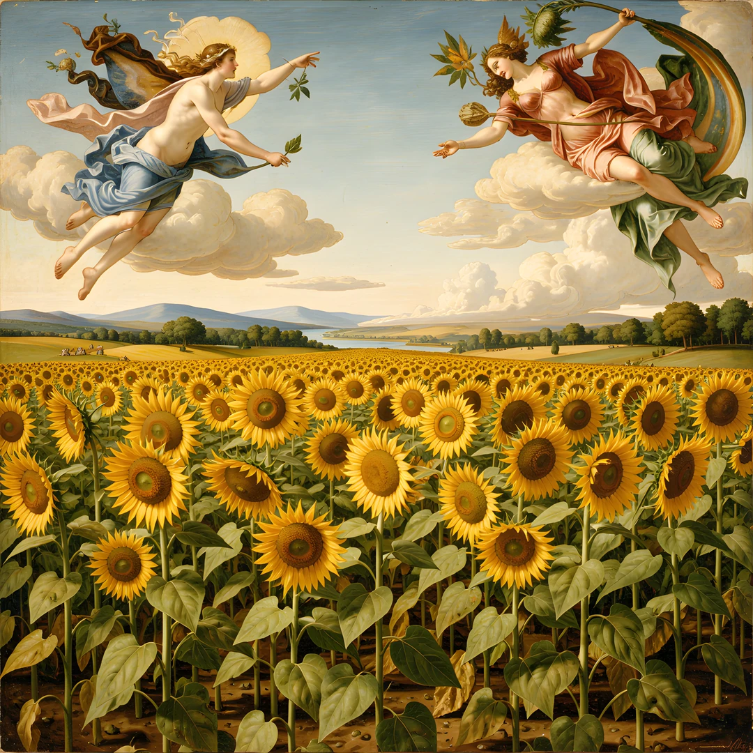 Italian Garden Scene