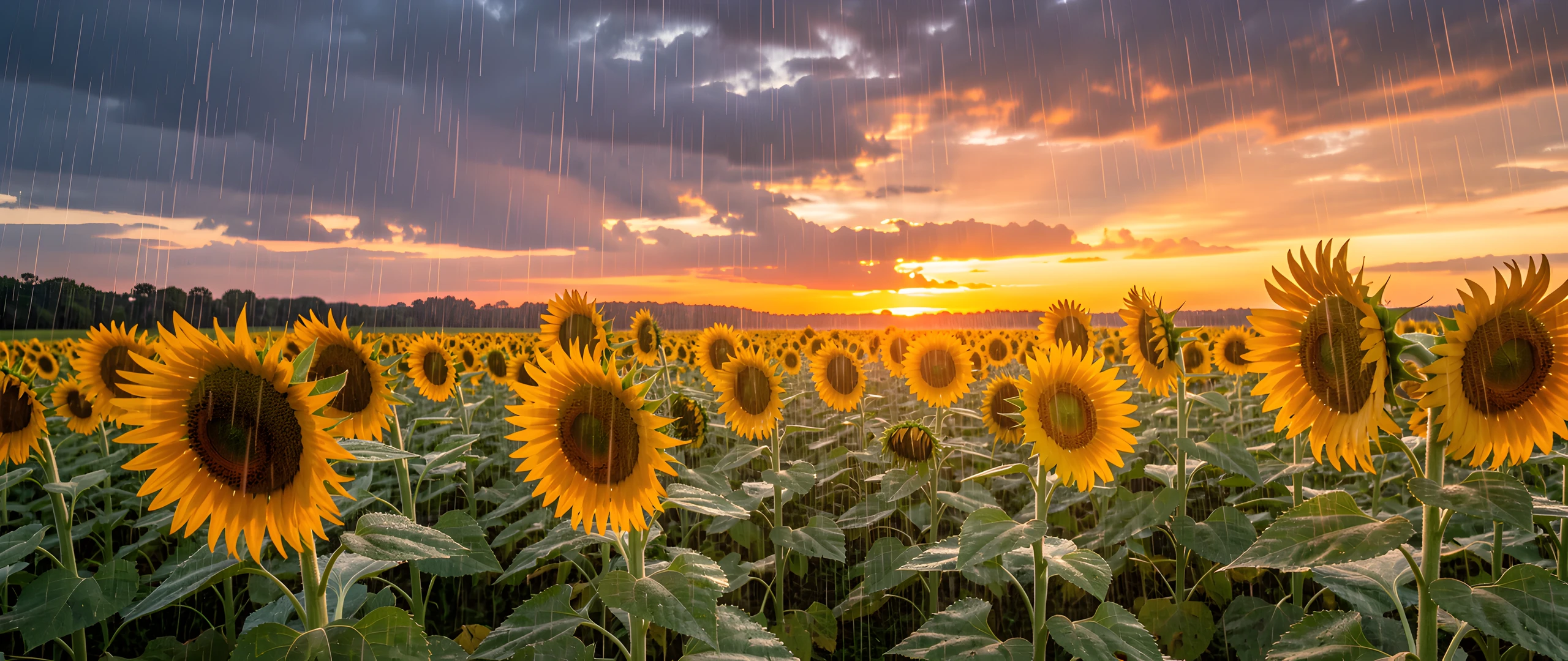 Summer Sunflower Field