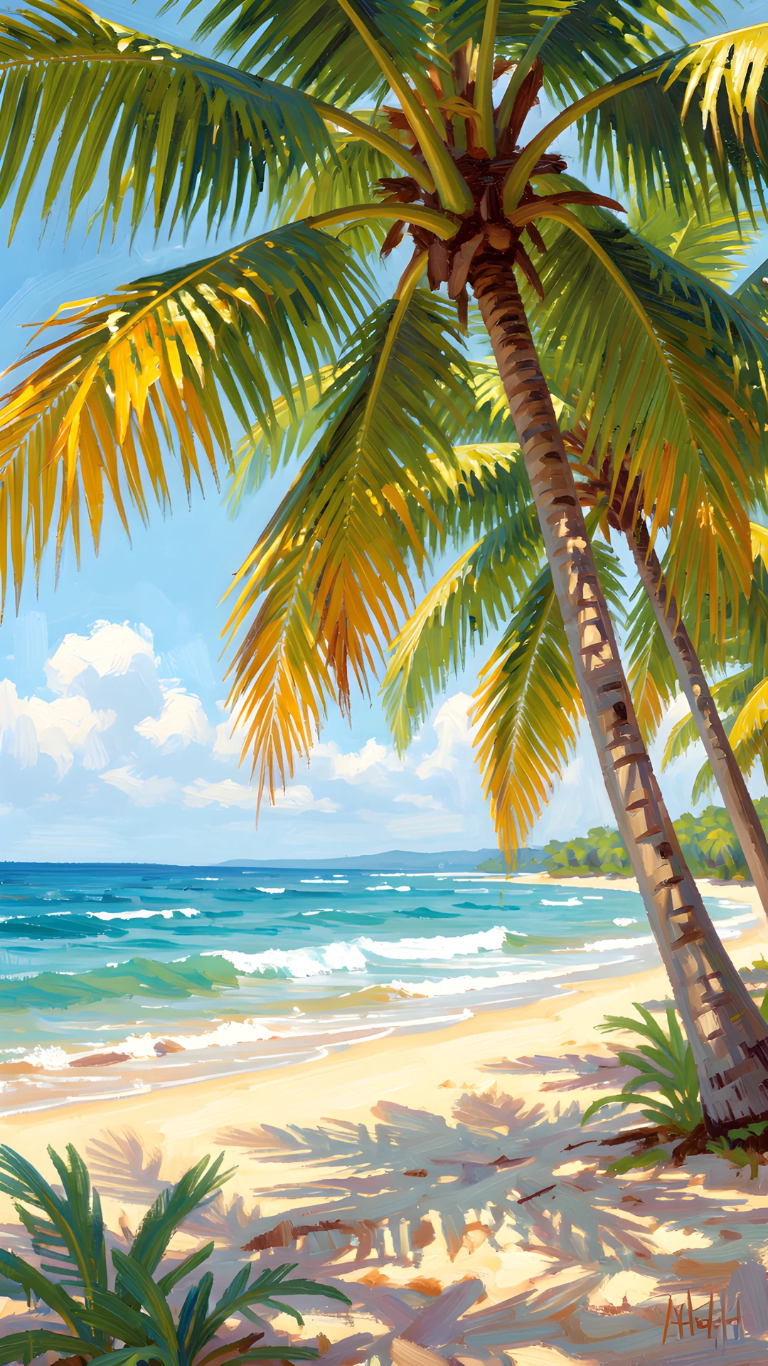 Tropical Palm Oasis