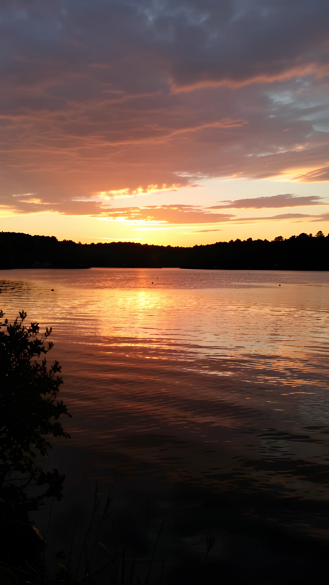 Golden Lake Sunset