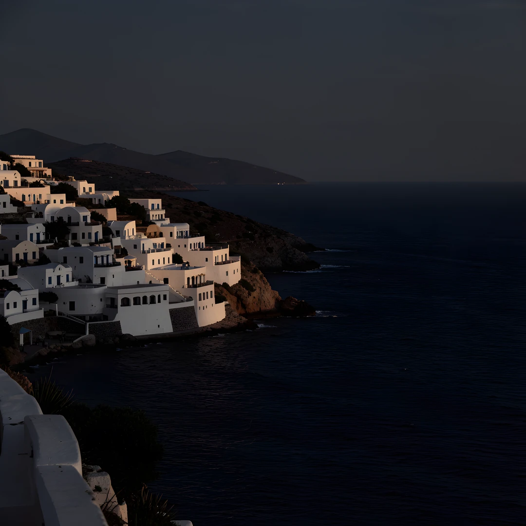 Greek Island Dusk