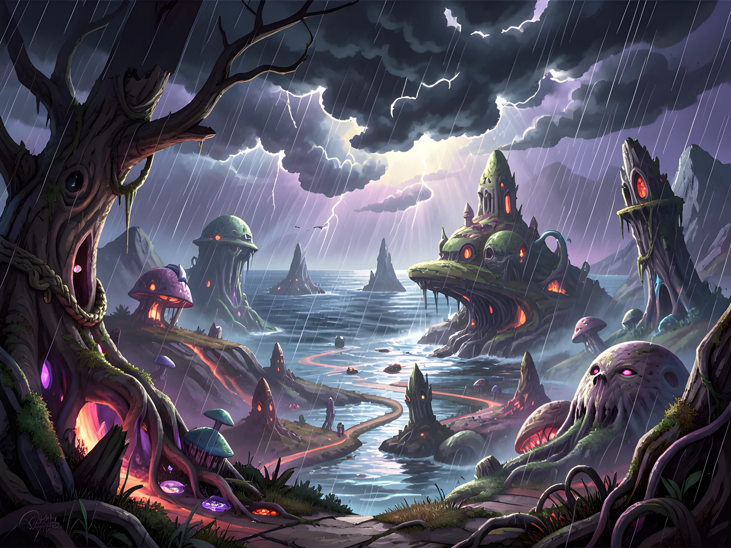 Dark Ocean Depths