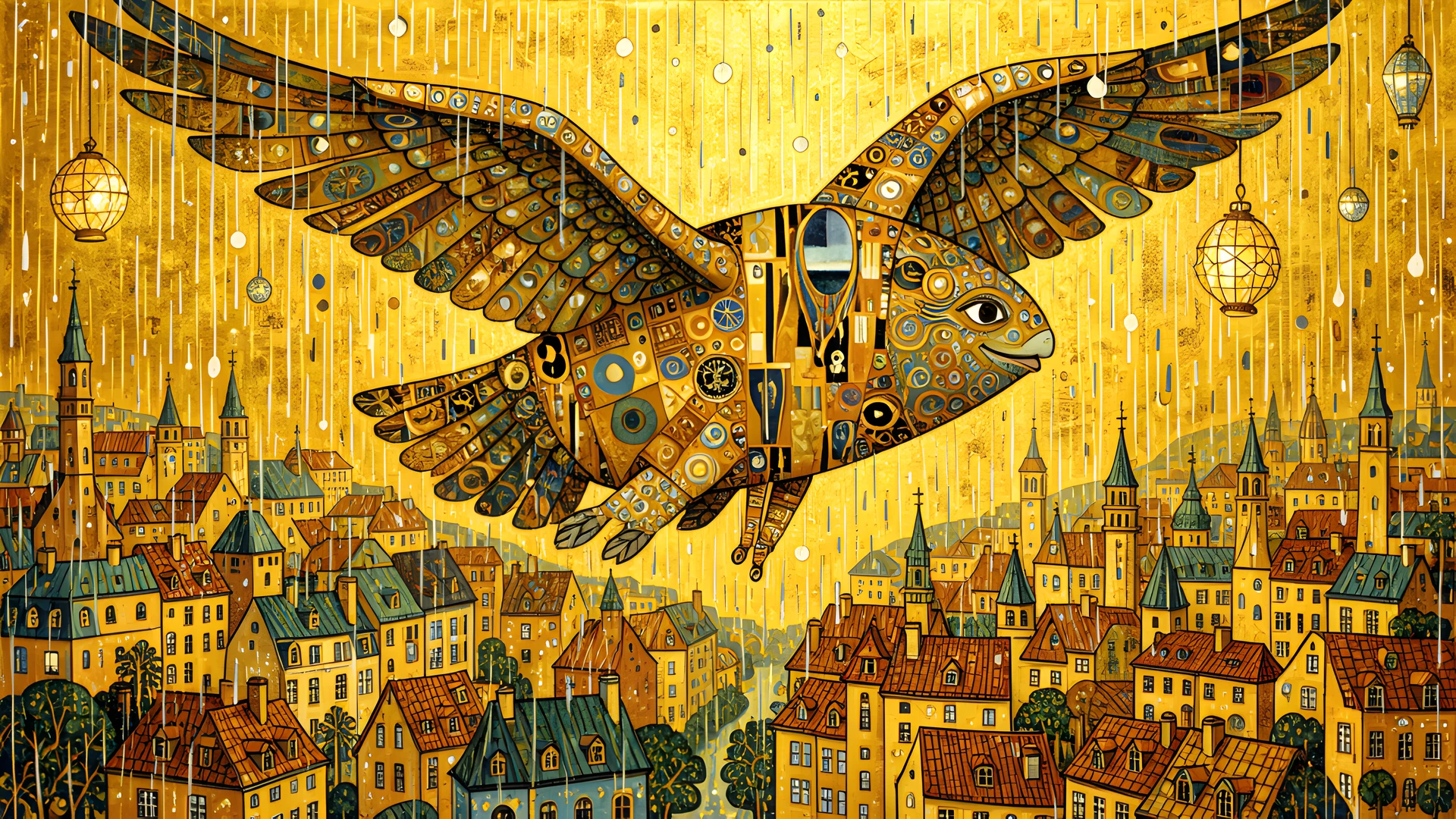 Golden Cityscape