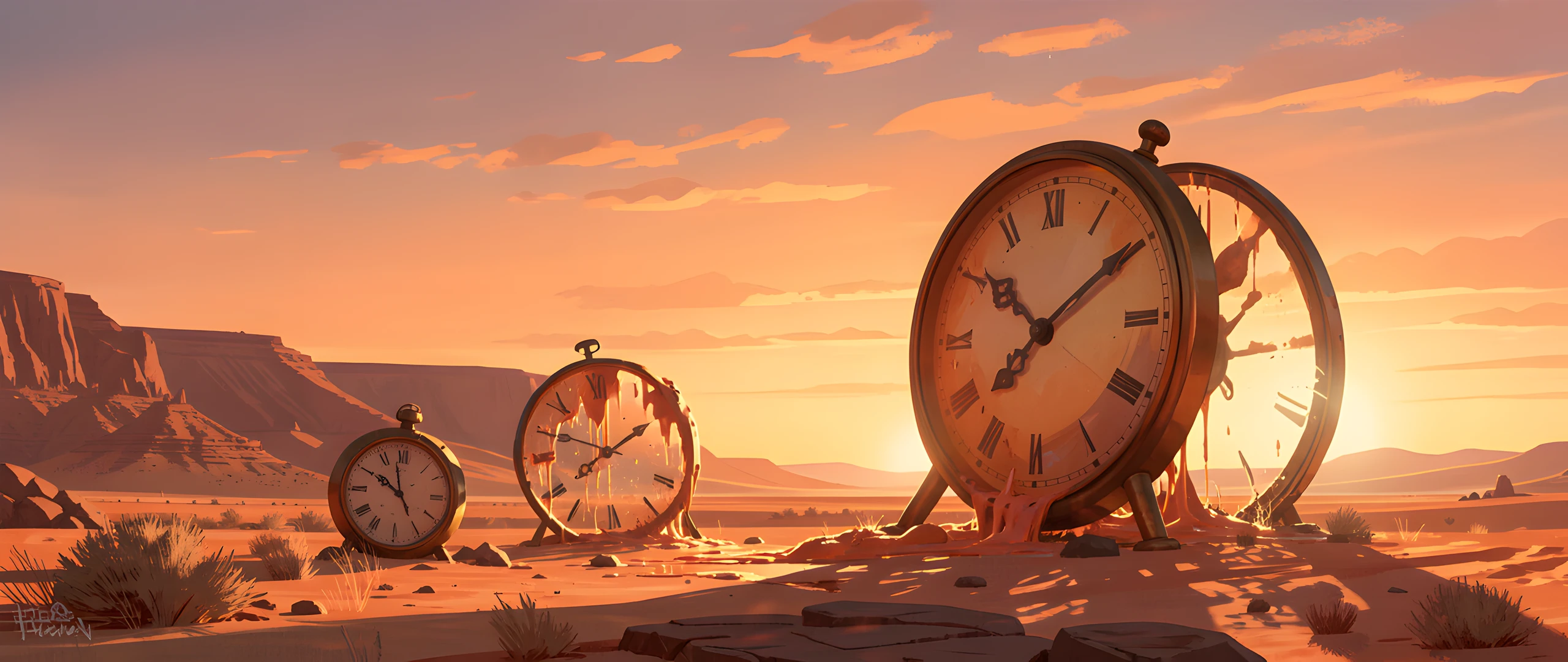 Surreal Time Warp