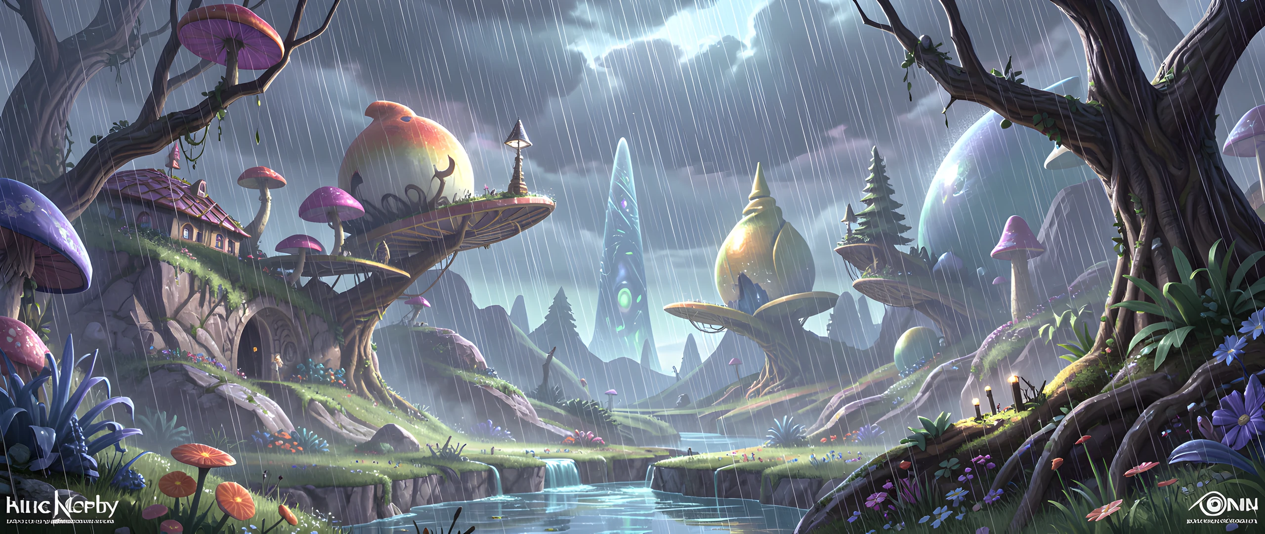 Rainy City Sky