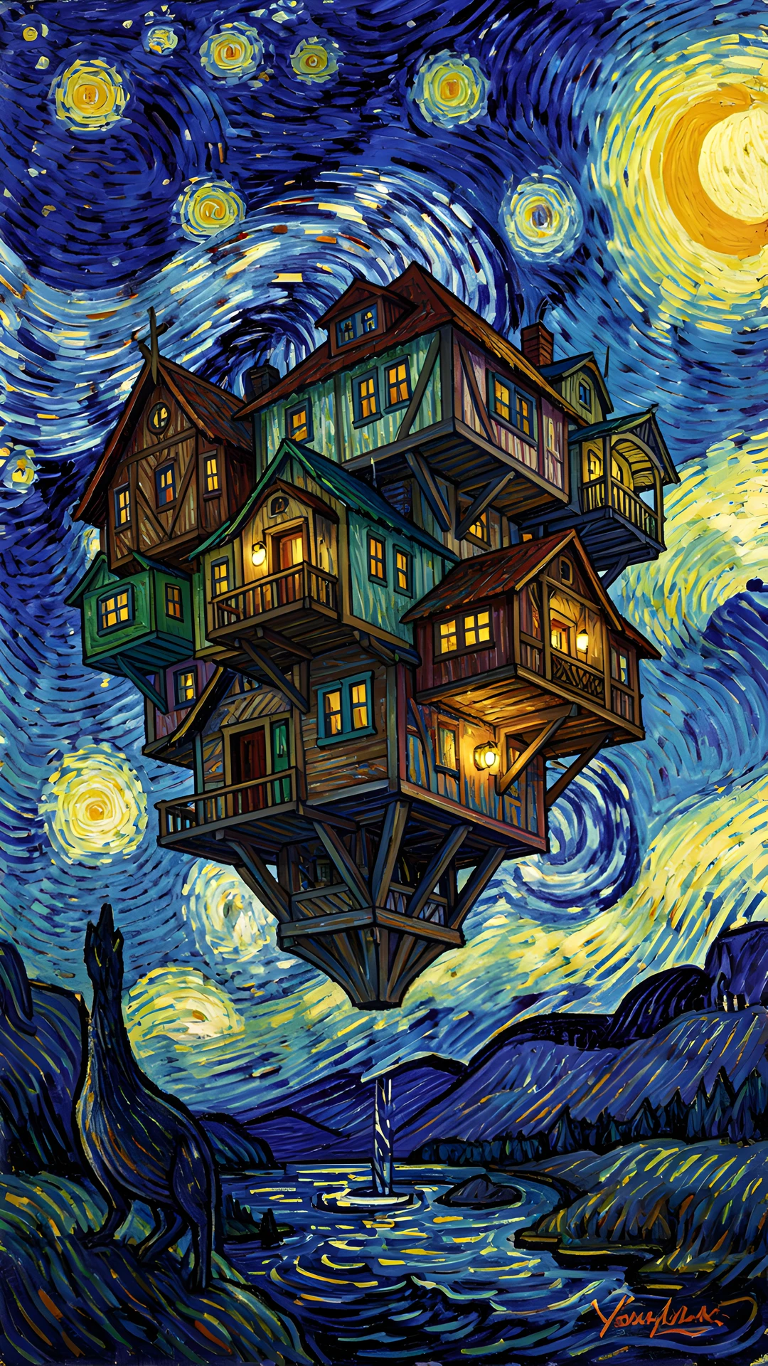 Starry Night Sky