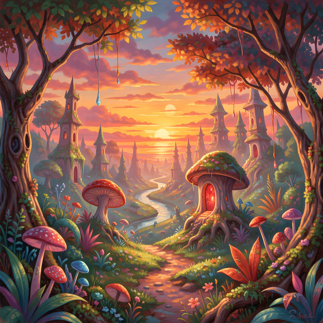 Impressionist Sunset Dream