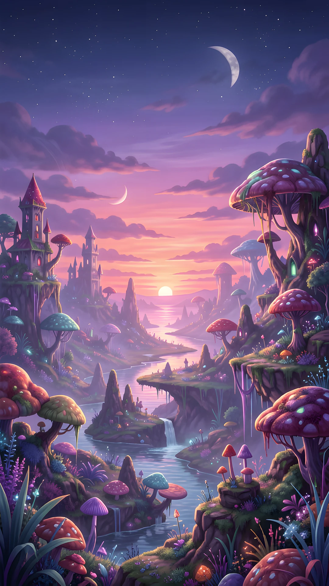 Surreal Sunset Dreamscape
