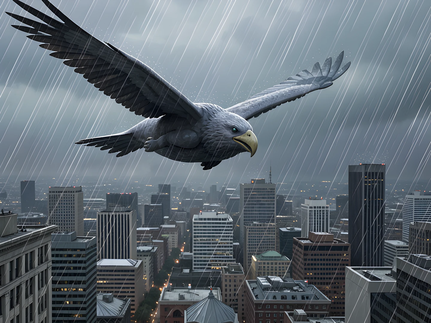 Rainy City Skies