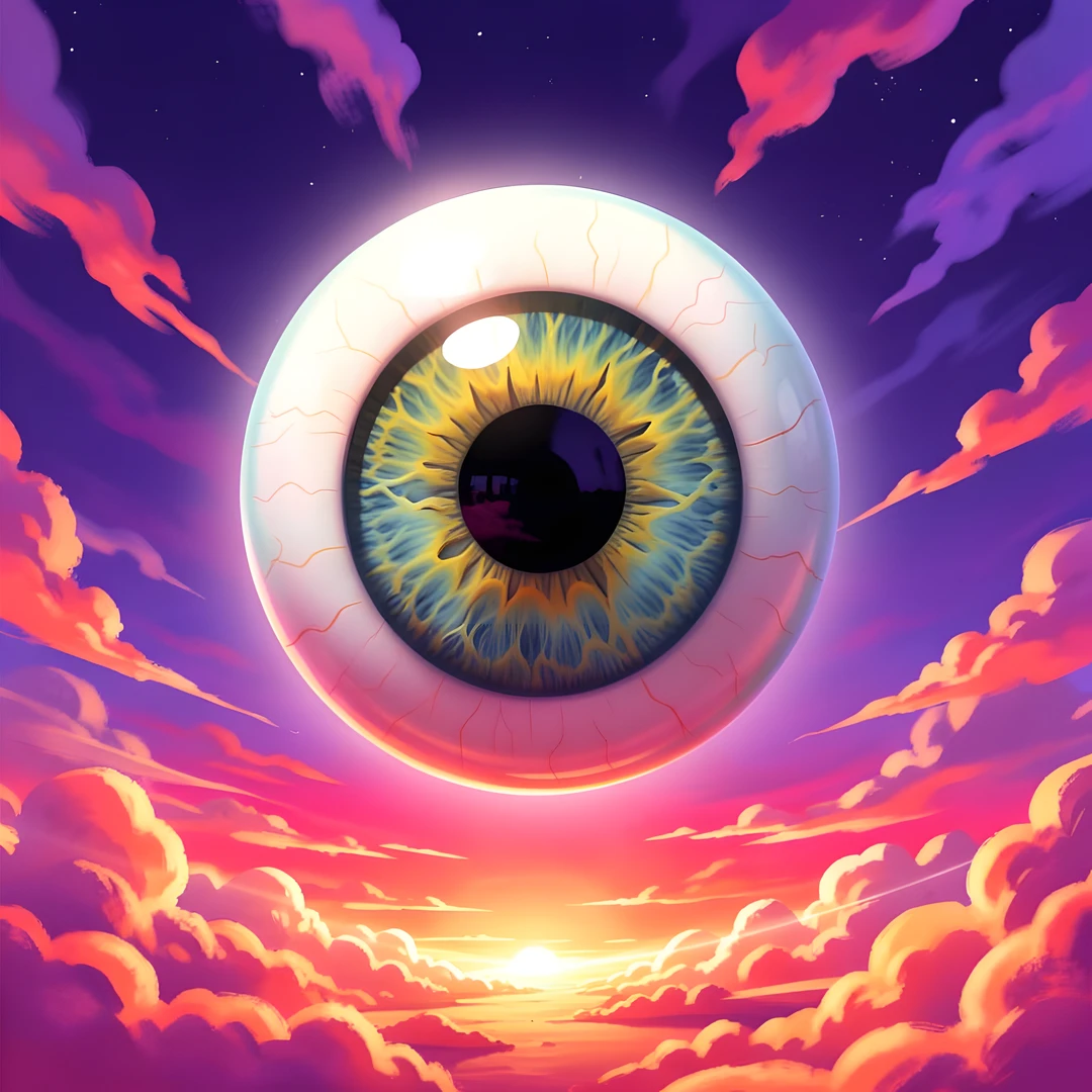 Rainbow Floating Eyes
