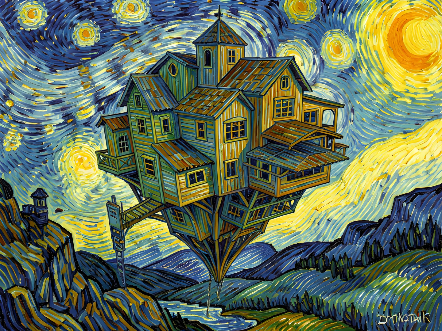 Floating City Skies