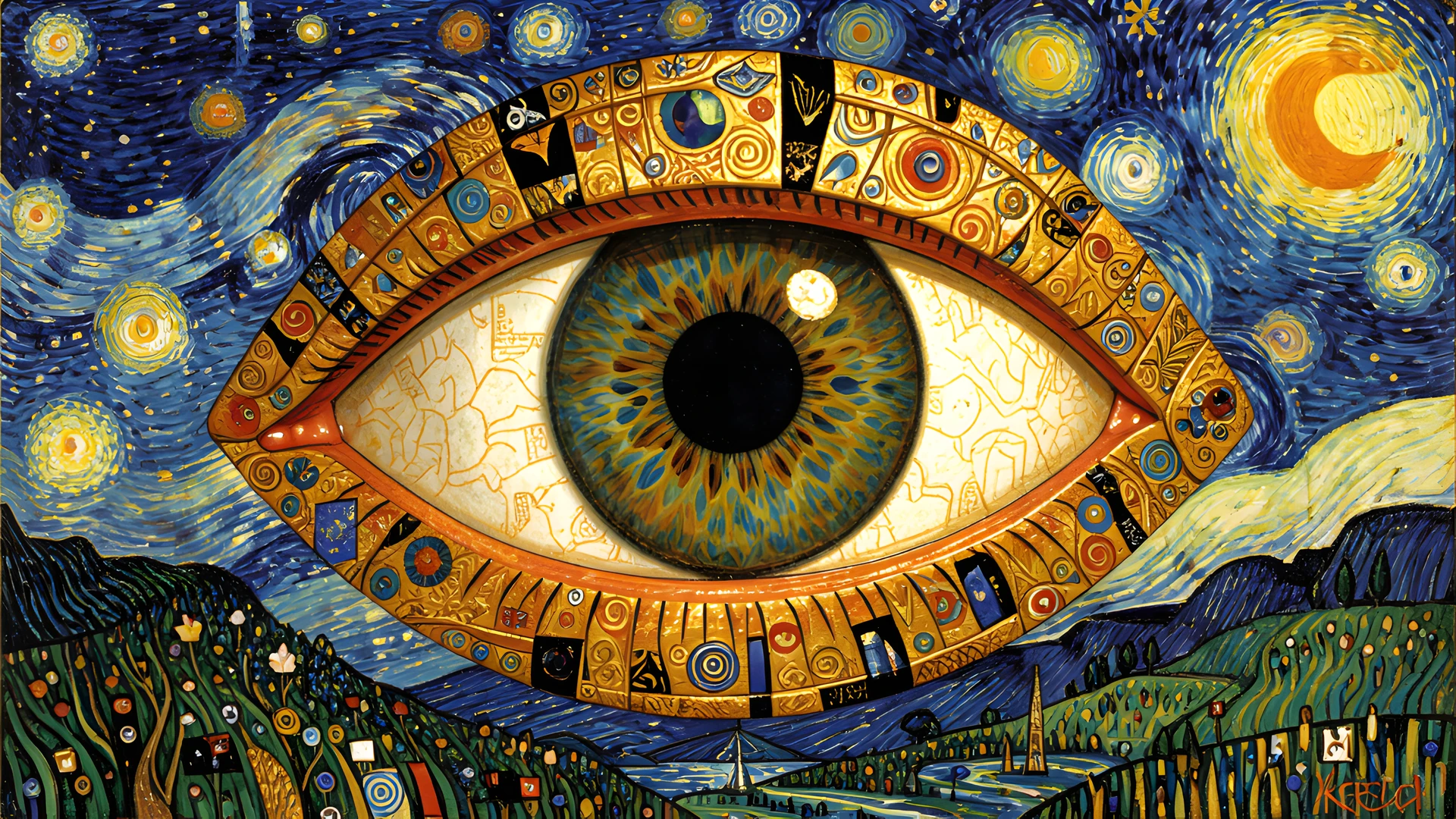 Gilded Celestial Dream