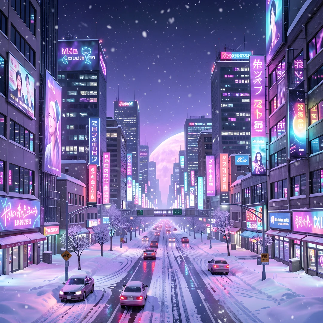 Glitch Cityscape
