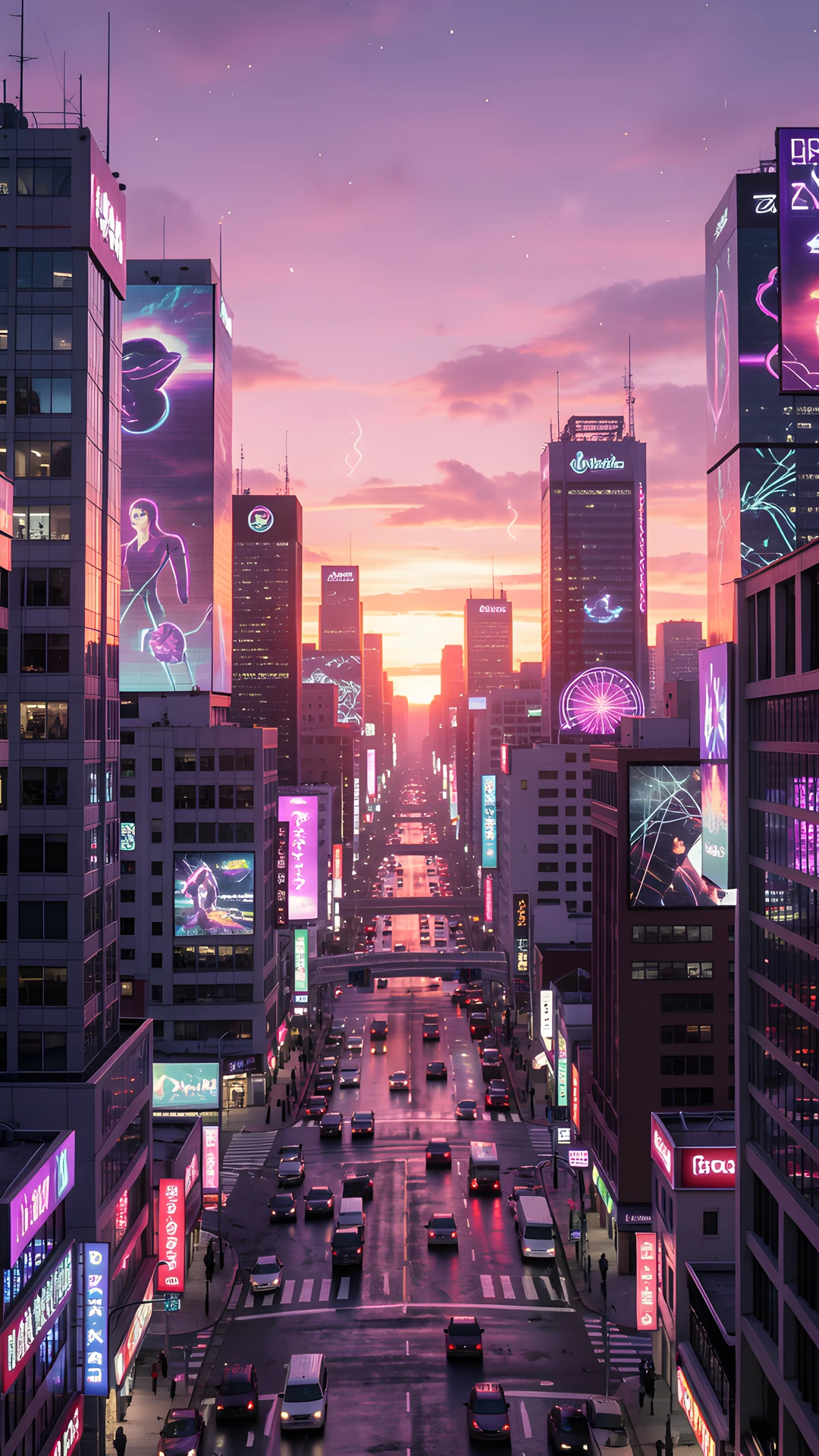 Retro Cityscape