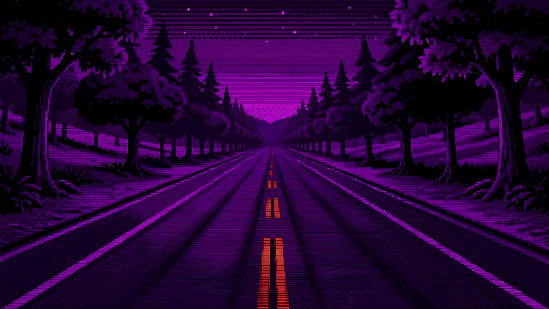 Retro Neon Highway