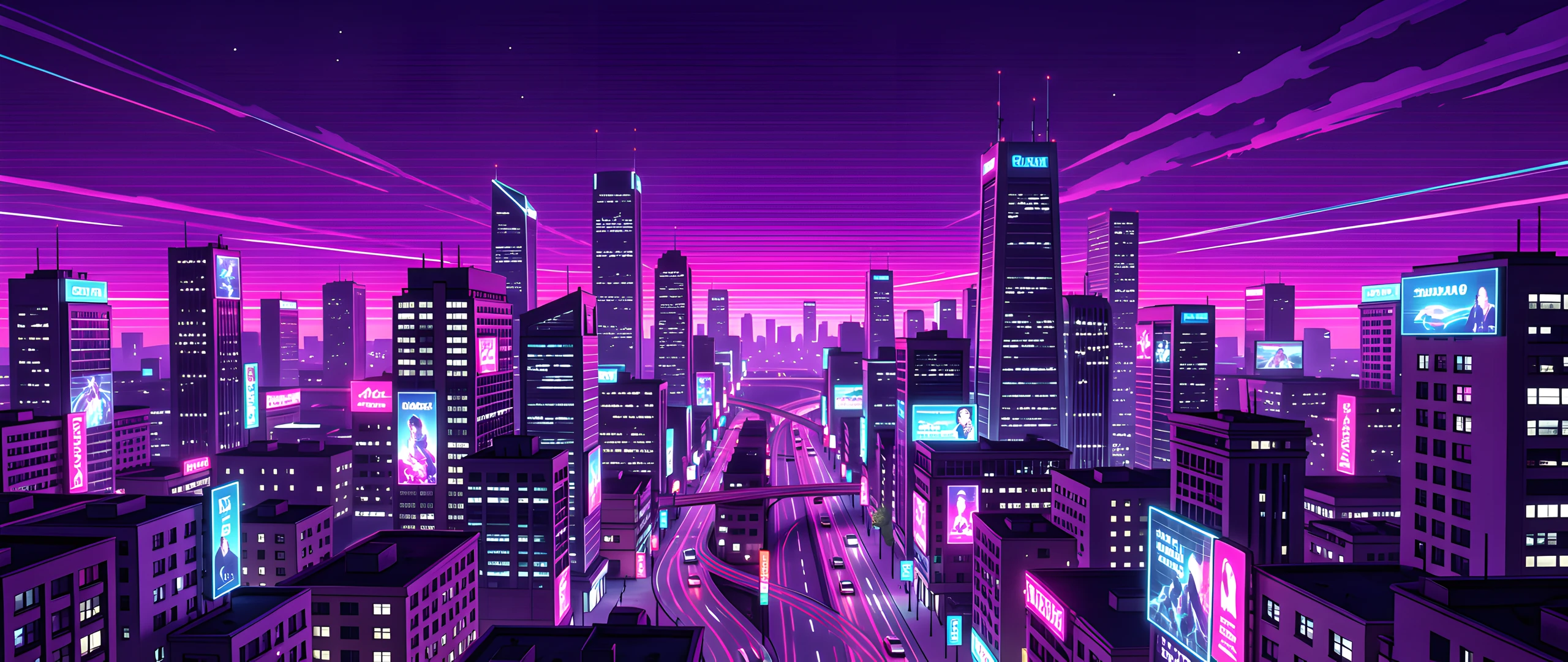 Neon Cityscape